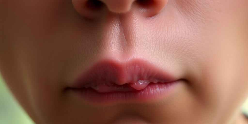 A person humming a song, focusing on their mouth.