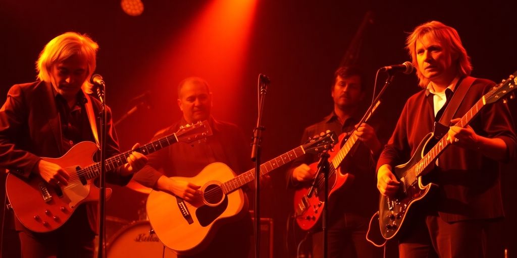 The Band performing live on stage.
