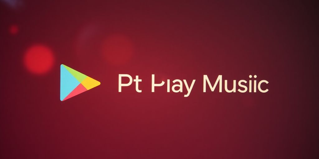 Google Play Music logo fading out.