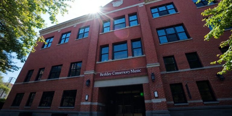 Berklee College of Music building facade.