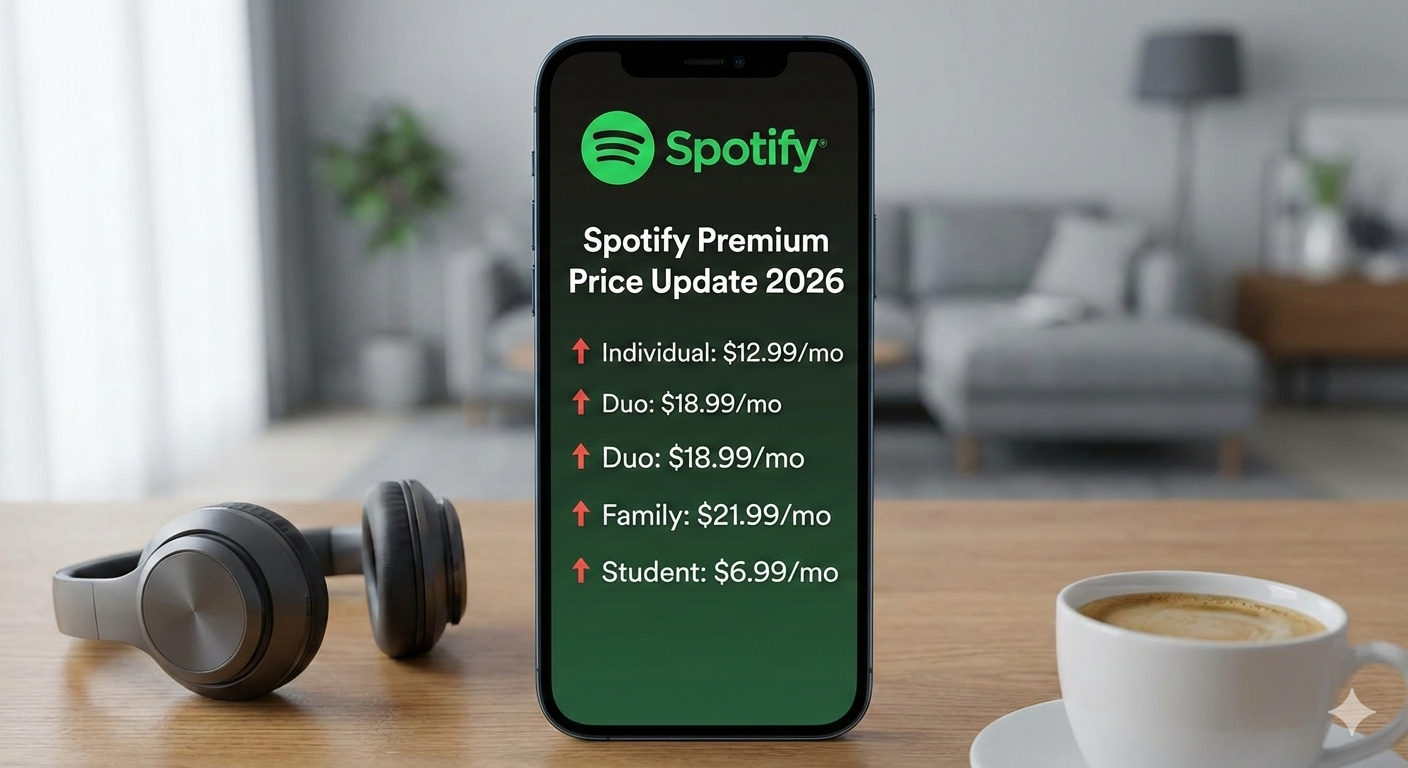 Spotify Confirms New U.S. Fee Hikes for 2026