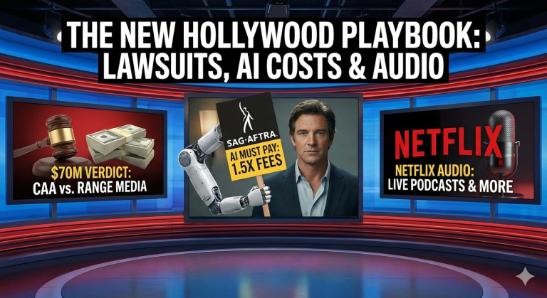 The New Hollywood Playbook: $70M Lawsuits, Expensive AI, and Netflix’s Audio Evolution