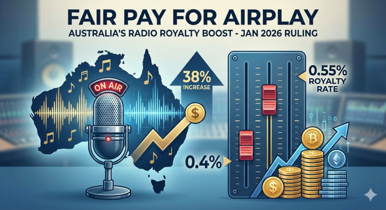 Australia’s Music Royalties See a 38% Surge