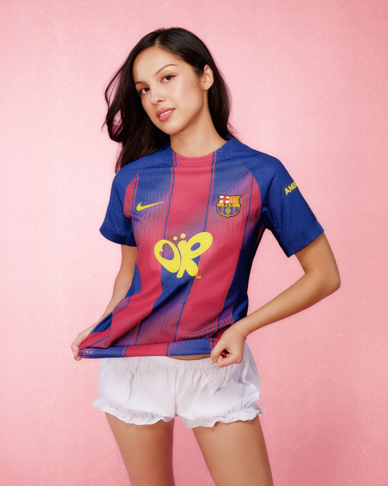 Olivia Rodrigo and FC Barcelona have a collaboration with the collection of clothing and other collectables.