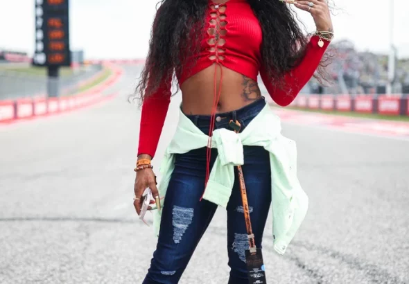 An example of how sports meet fashion.
